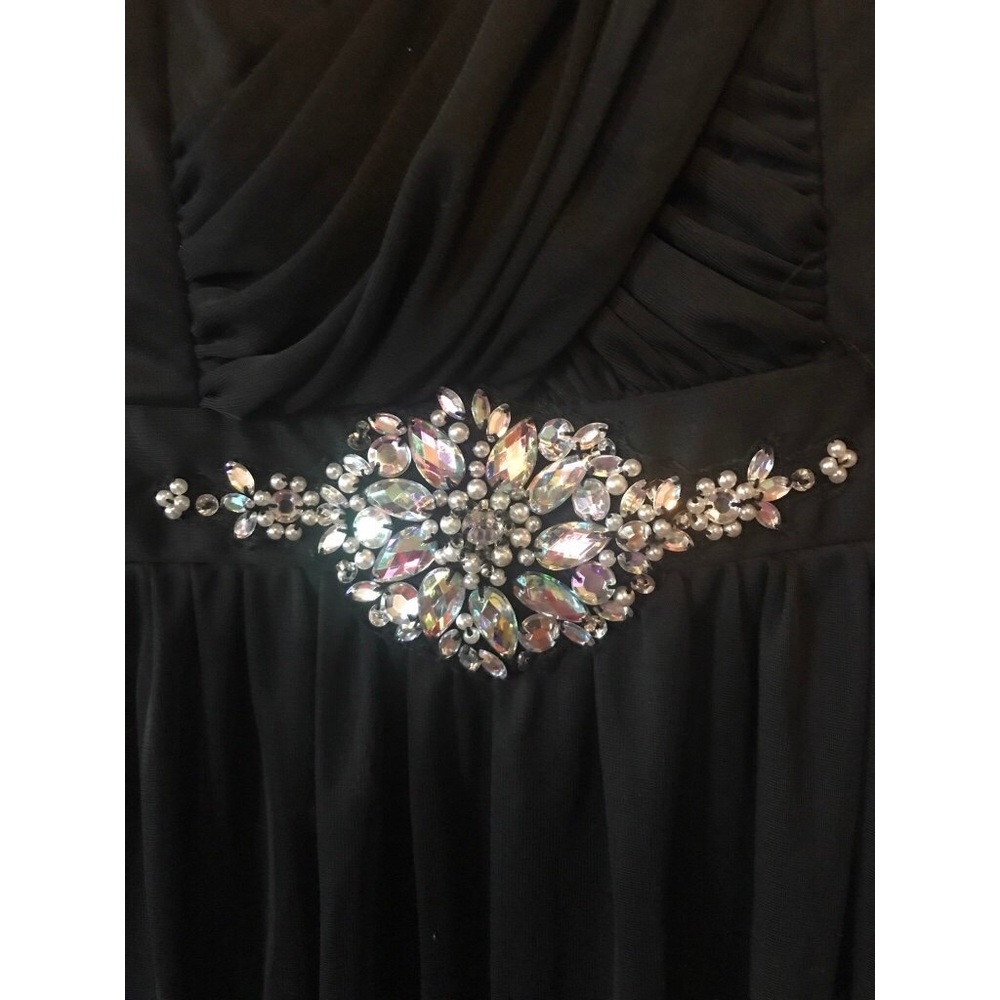 Flowing Dress With Crystal Detail